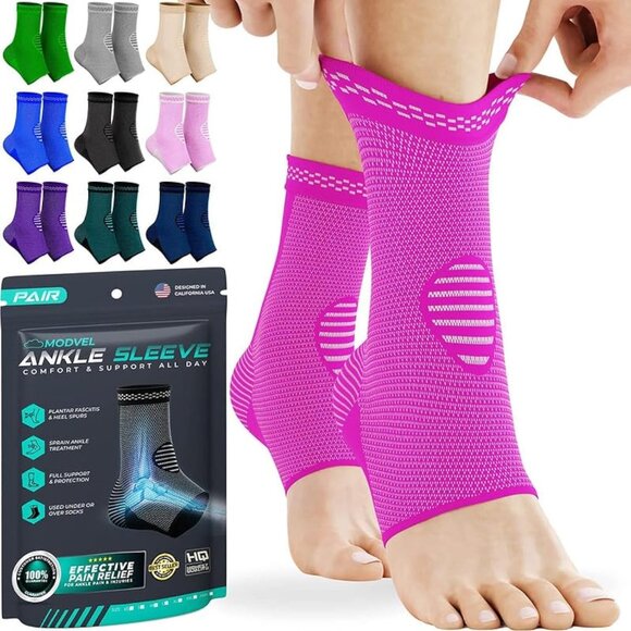 Modvel Foot & Ankle compression socks M & L left - new - Picture 1 of 7